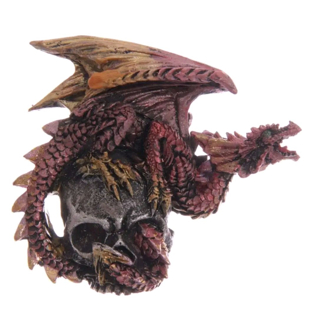 Dark Legends Silver Skull Dragon Magnet