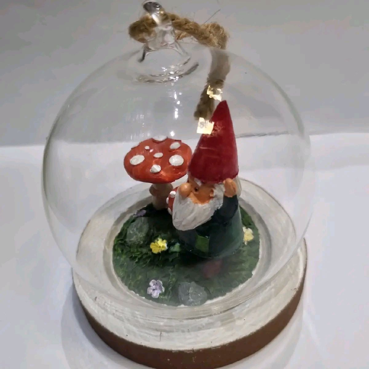 Gnome Globe with Mushroom