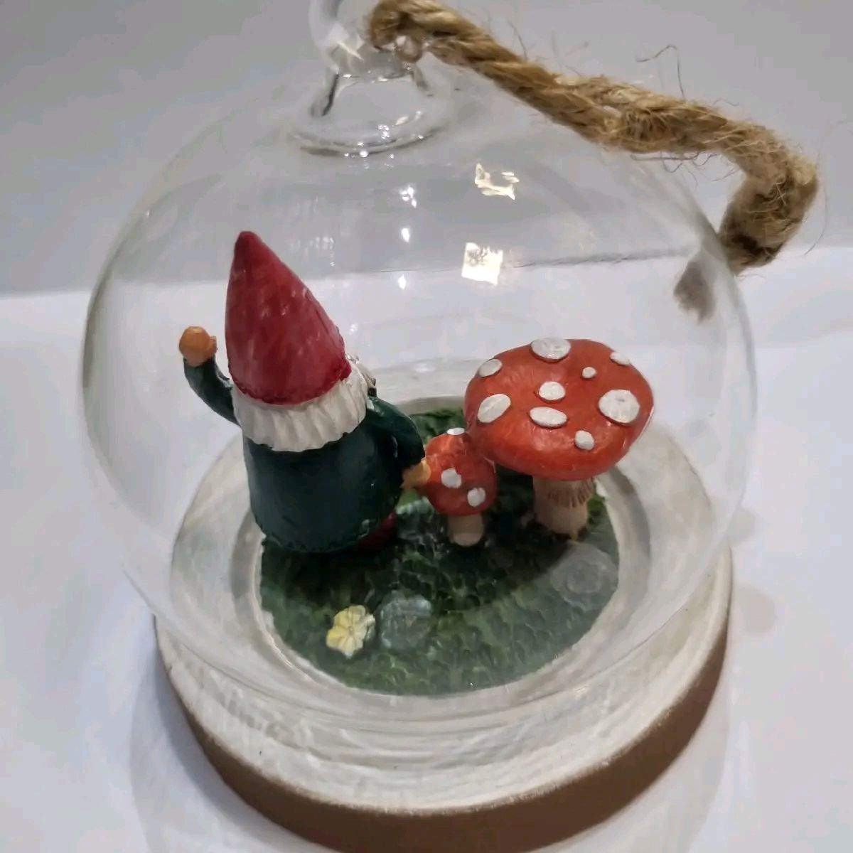 Gnome Globe with Mushroom
