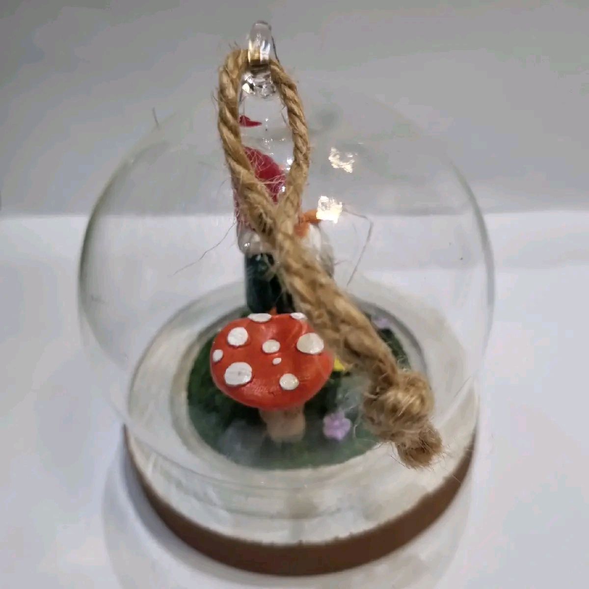 Gnome Globe with Mushroom