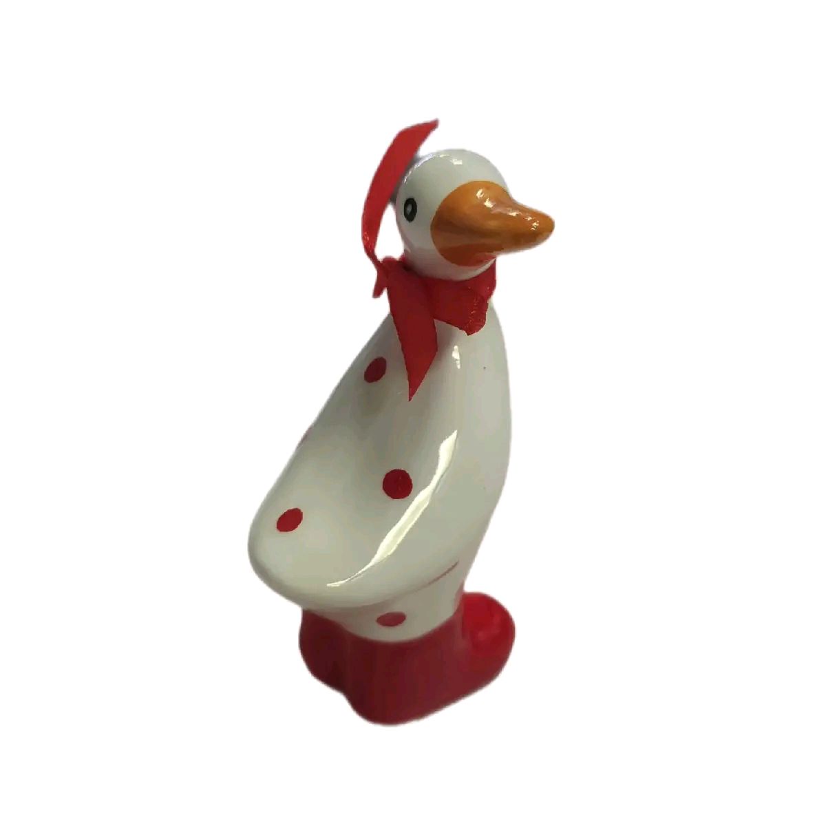 Small Ceramic Polka dot Duck