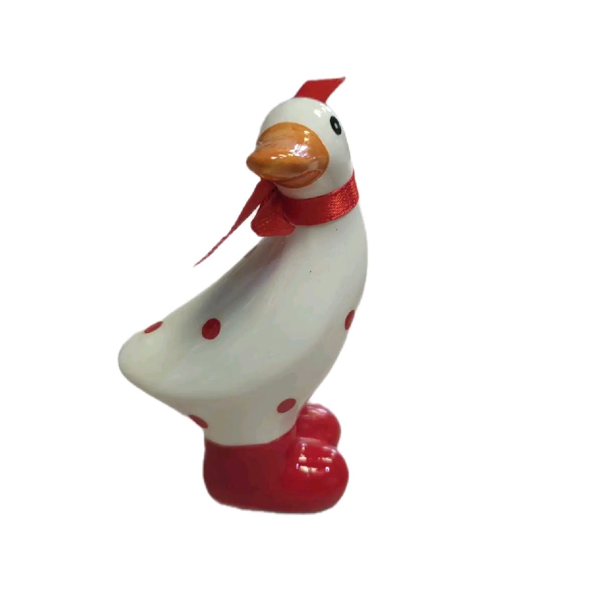 Small Ceramic Polka dot Duck