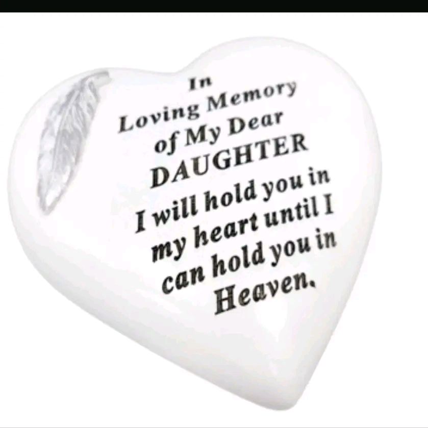 Remembrance Heart with Silver Feather, 5 options