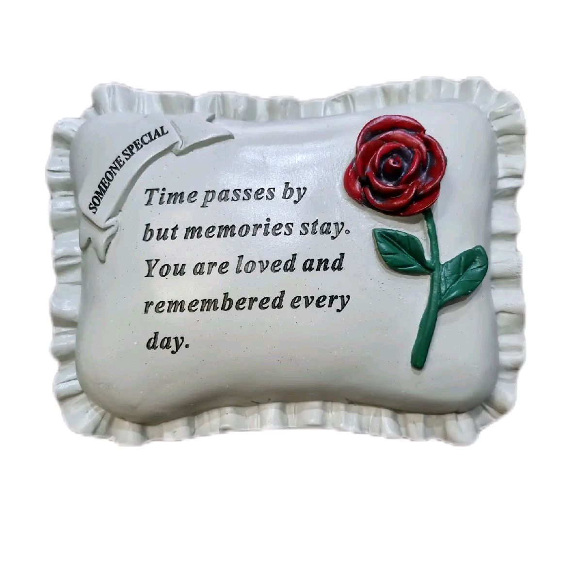 Pillow Shaped Memorial Stone, 2 options
