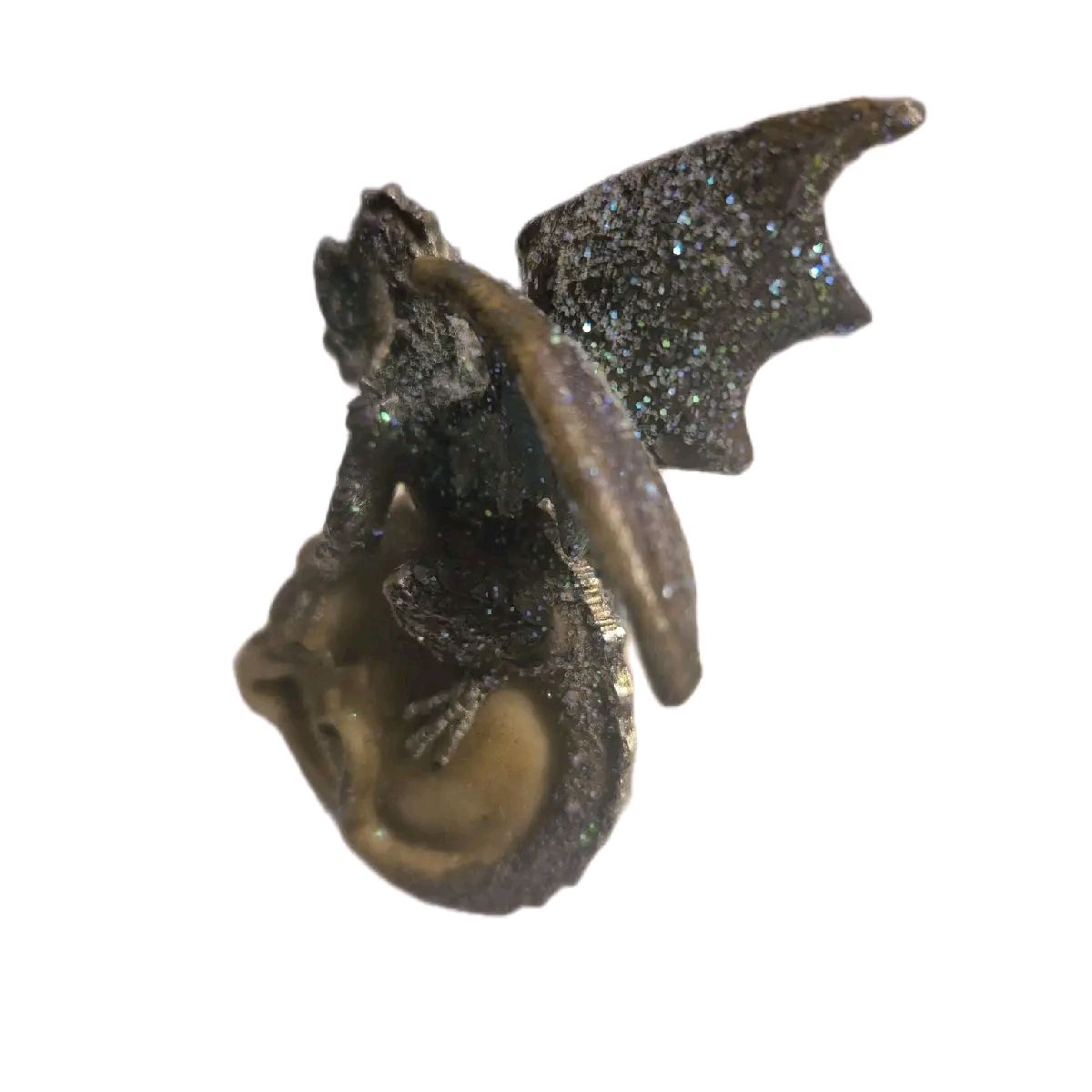 Dragon on Skull Decorative Ornament