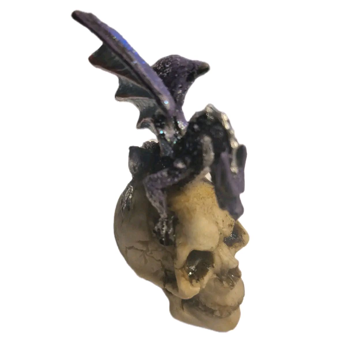 Dragon on Skull Decorative Ornament