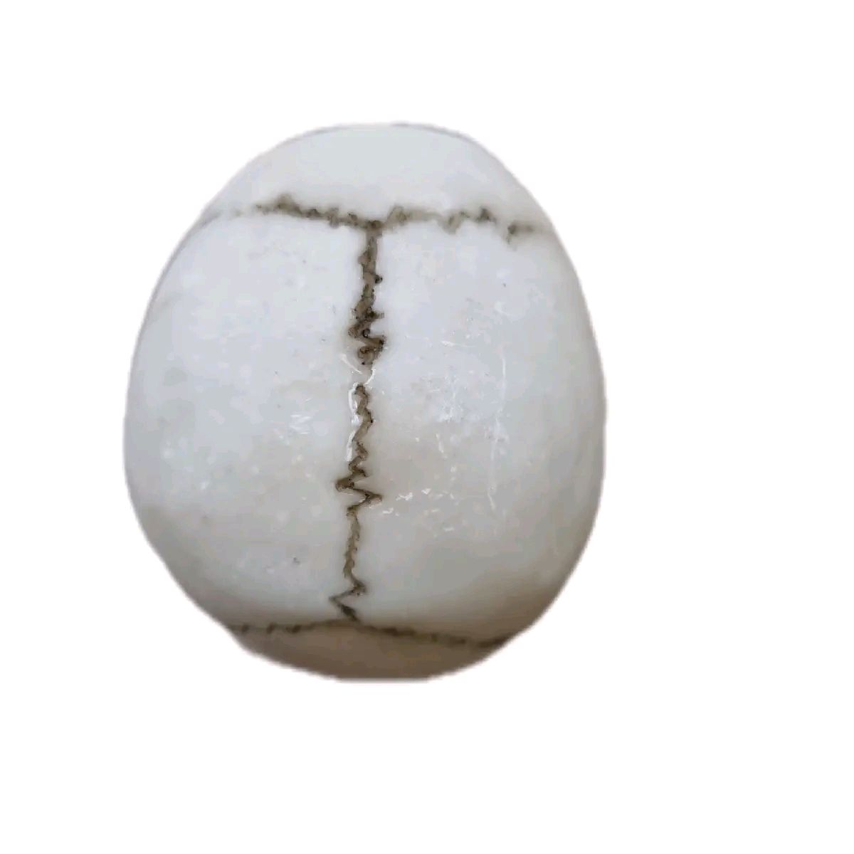 Small Red Eyed Skull Ornament