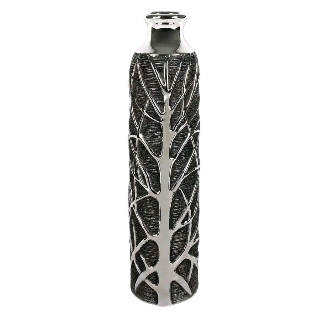 Gunmetal Woodland Vase 50cm