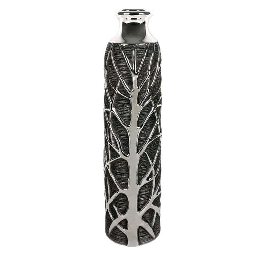 Gunmetal Woodland Vase 50cm