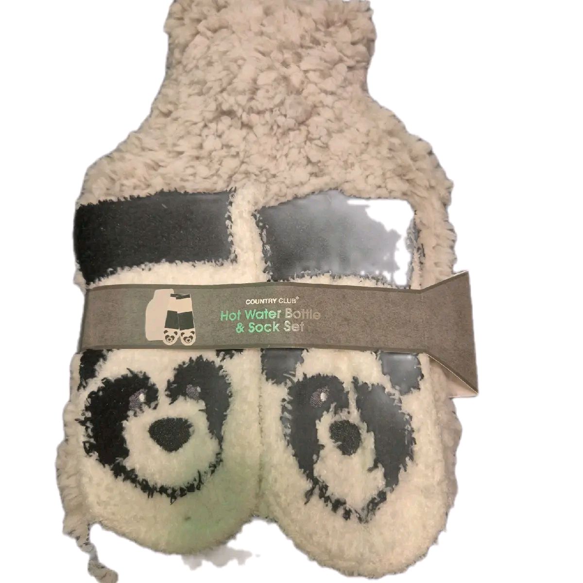 Novelty Hot water bottle and cosy socks set