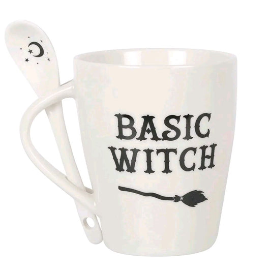 Basic Witch Mug and Spoon Set
