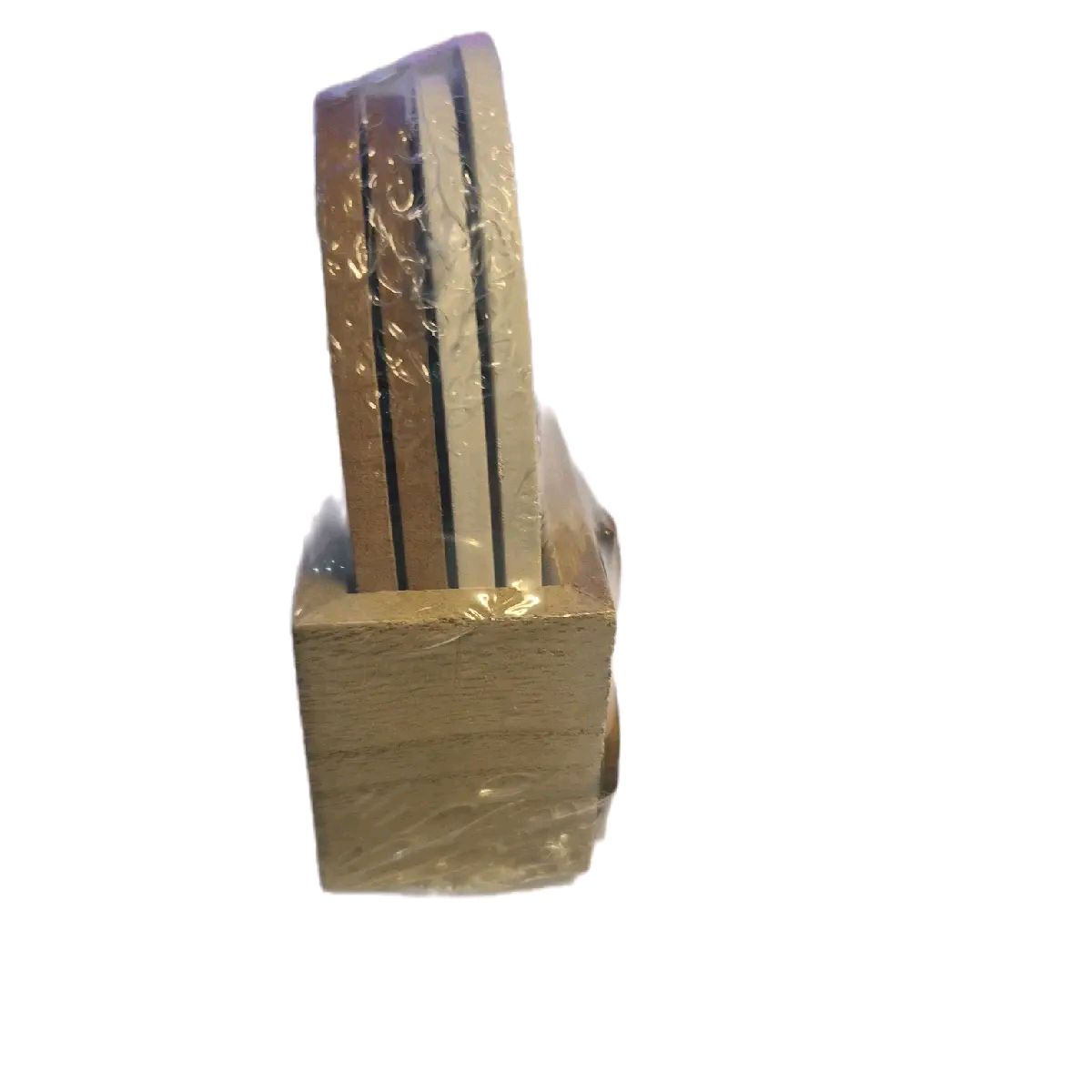 Highland Cow Coasters and Holder