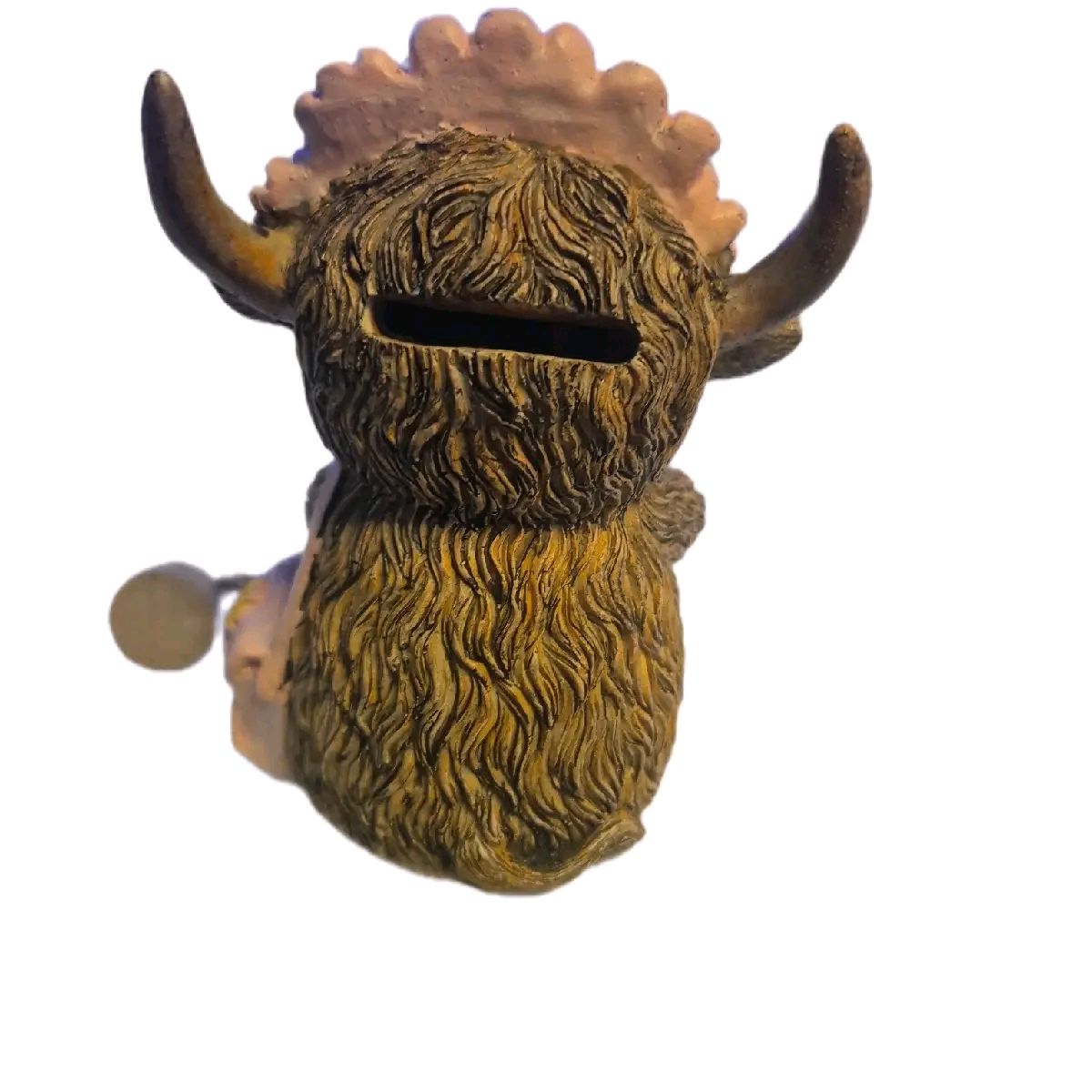 Pretty in Pink Highland Cow Money Box