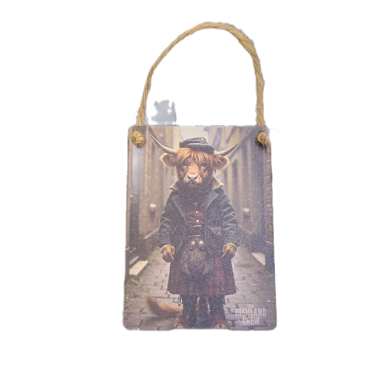 Small metal Peaky Bunders Hanging Signs