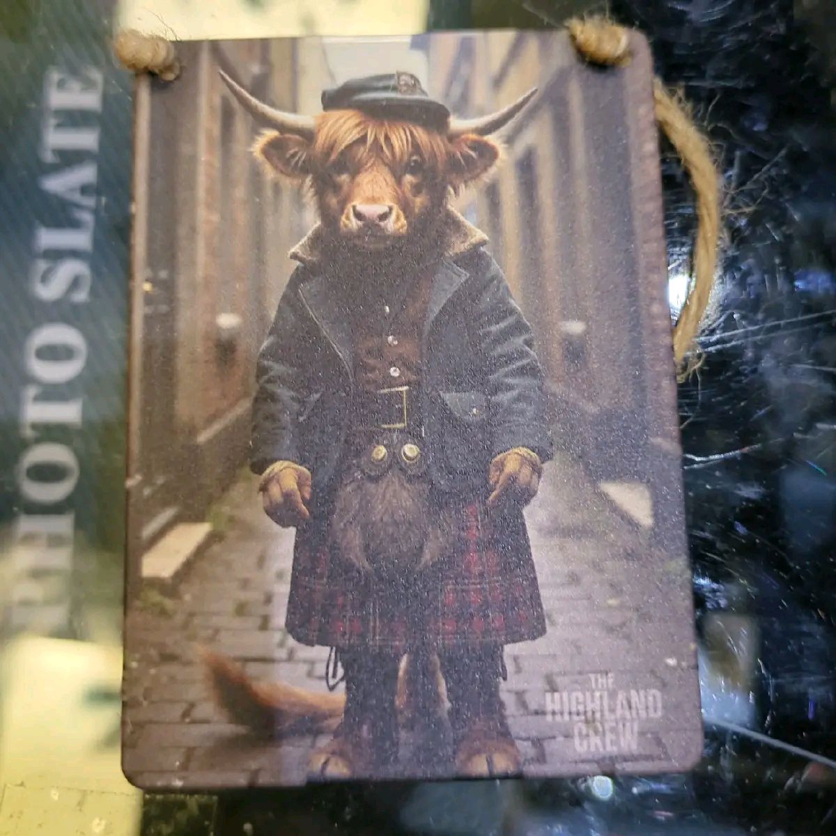 Small metal Peaky Bunders Hanging Signs