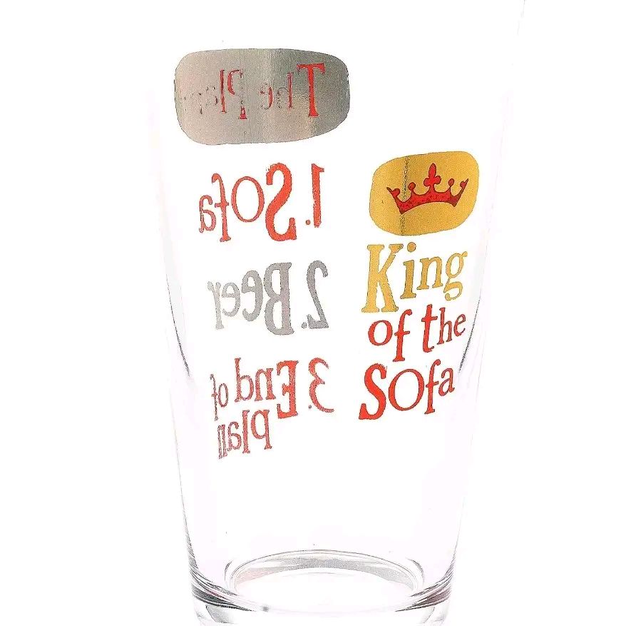 King of the Sofa Glass