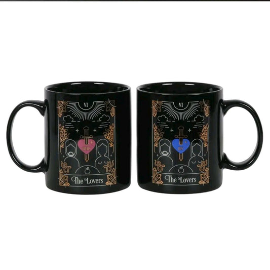 The Lovers Tarot Couples Mug Set