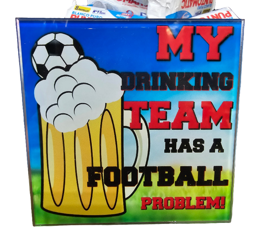 Square Glass Coasters various designs