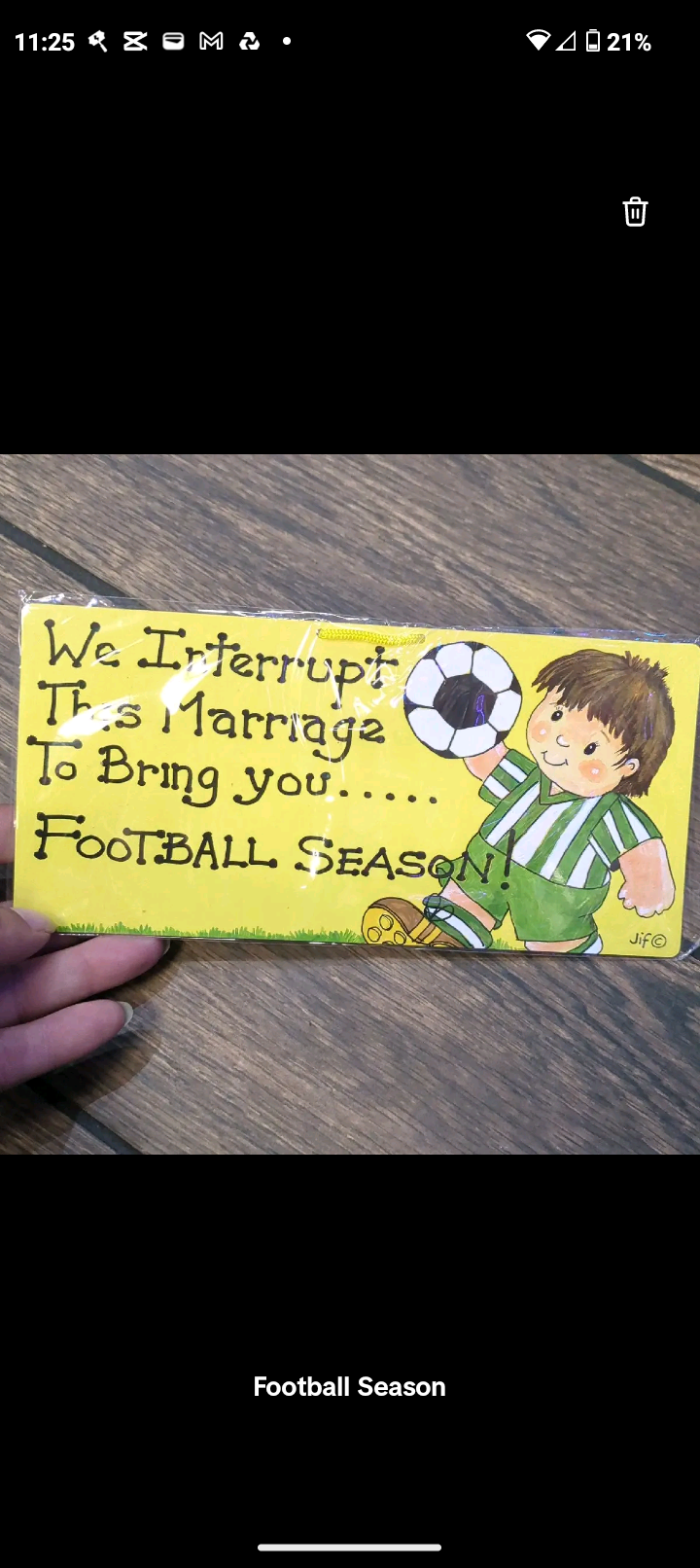 Funny Quote Plastic Sign