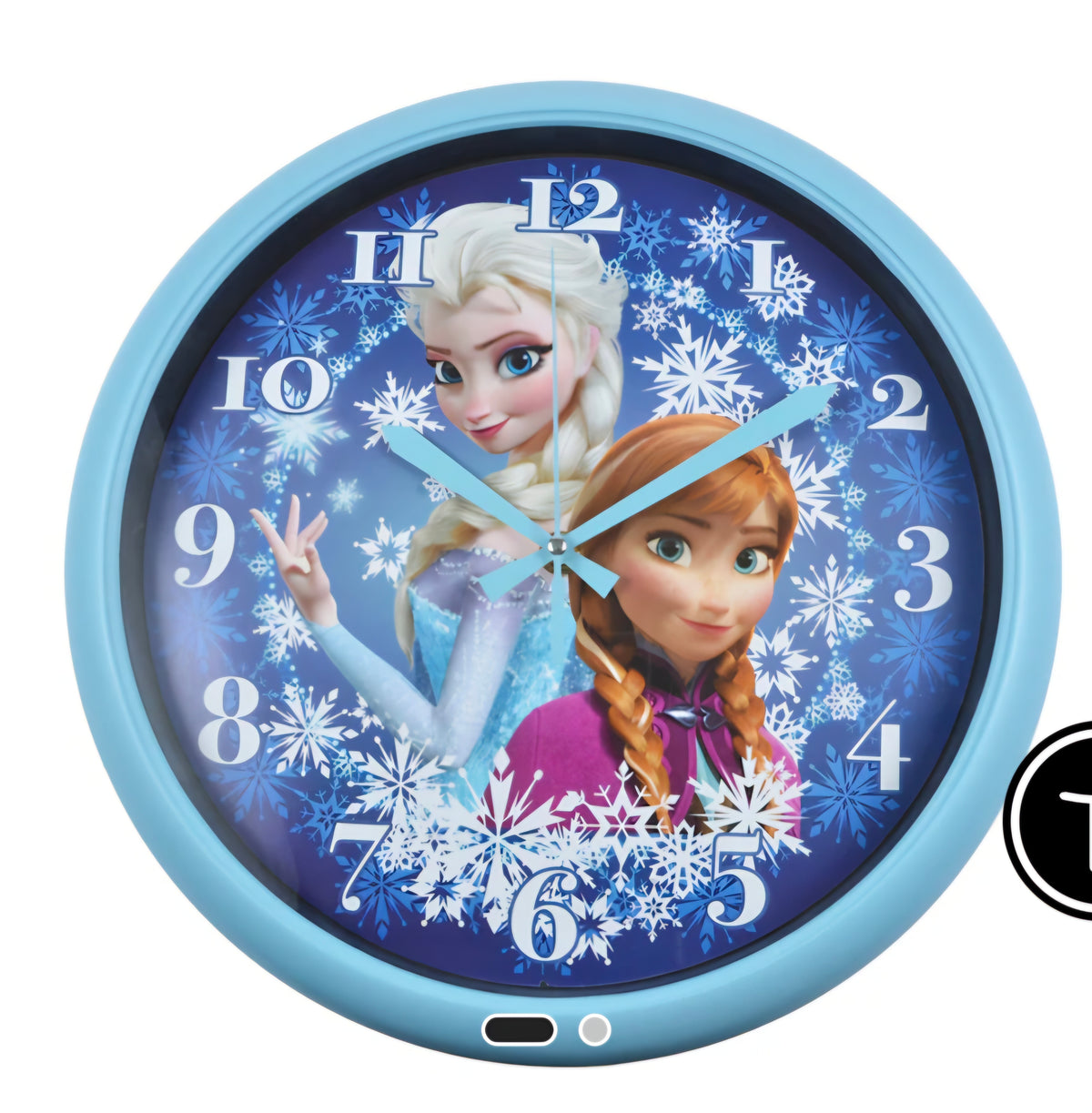 Disney FROZEN WALL CLOCK 30x30x4 cm New in Box Elsa Anna  comes boxed