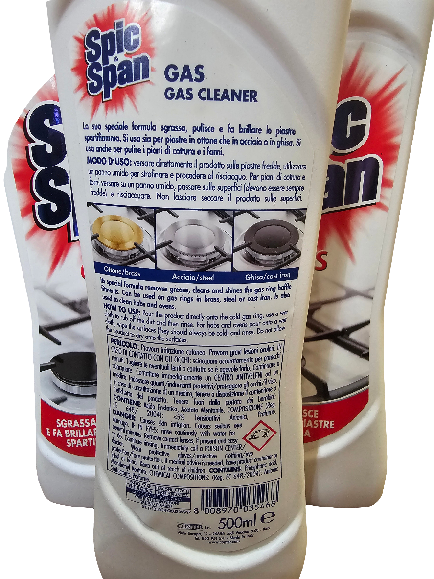 Spic and Span Cream Detergent Gas 500ml