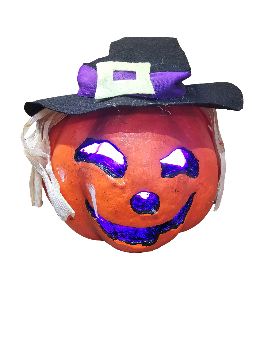 Light Up Pumpkin Ornaments