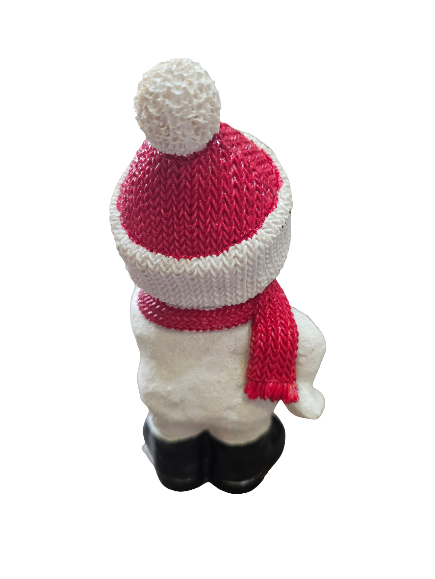Snowman Behaving  Badly 16cm Statue