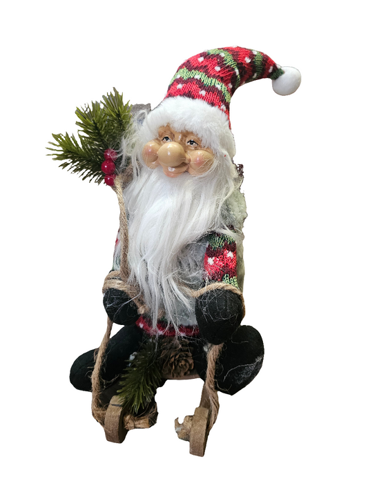Christmas Gonk on Sledge home decor