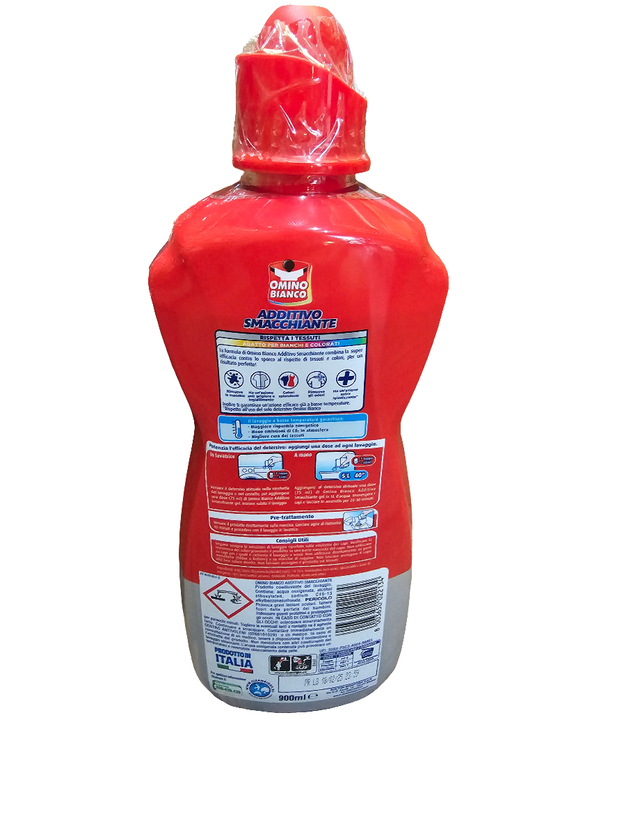 Omino Bianco Real colours antibacterial Stain Remover 900ml Household Italian