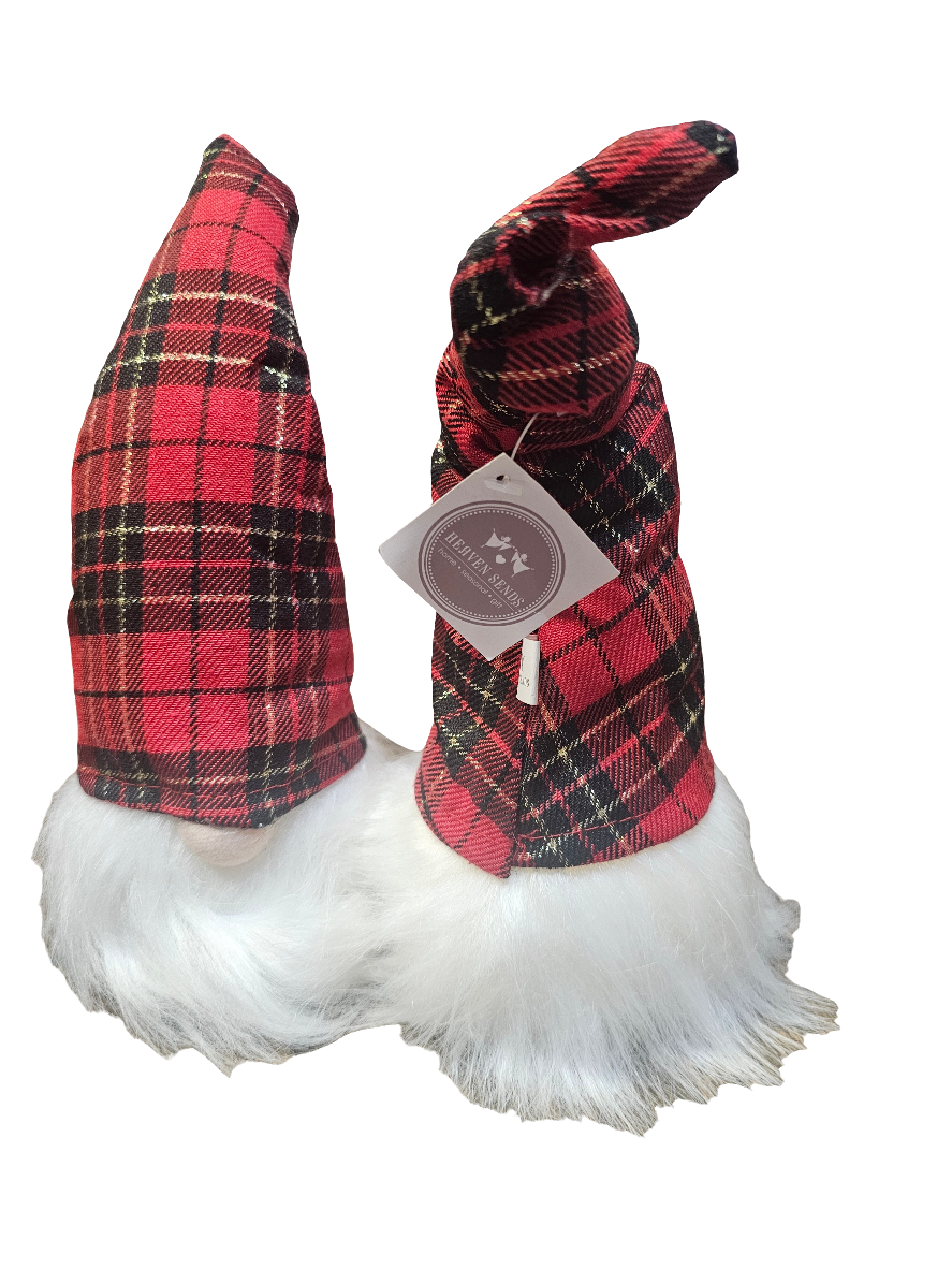 Light Up Gonk in Tall Tartan Hat