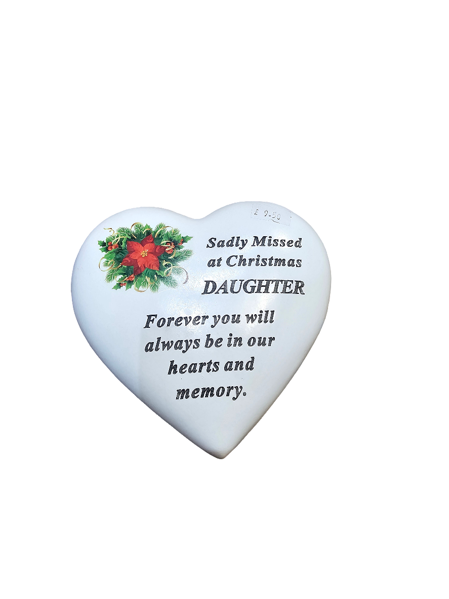 Missed at Christmas Daughter Memorial Stone