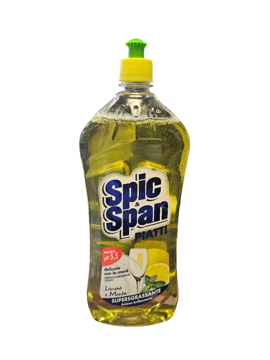 Spic and Span Limone e Menta Washing Up Liquid 1000ml