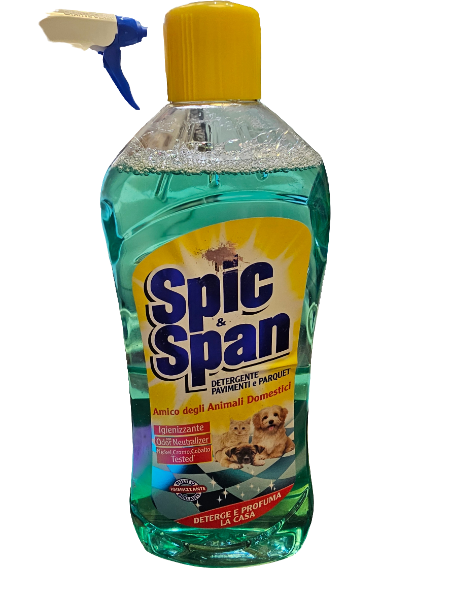 Spic & Span pet friendly Floor Fluid 1L - Household Cleaning Agent with Odour neutraliser Cleaner