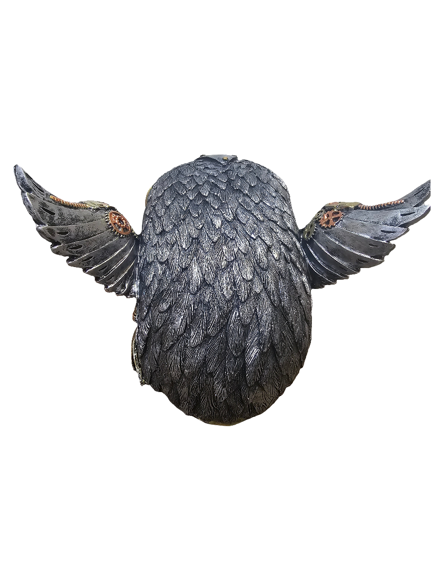 Steampunk Skull with Eagle Hat