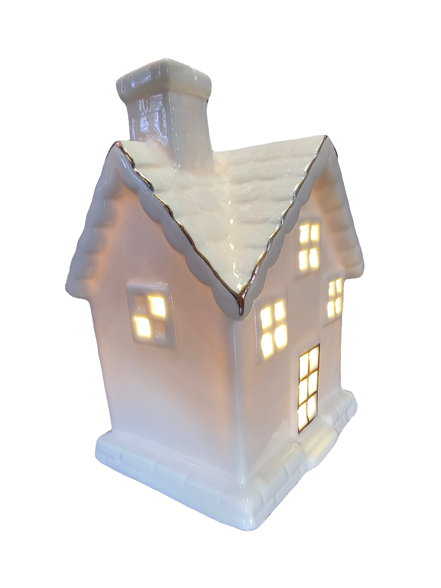 Cosy Lane Shingle LED Cottage Medium