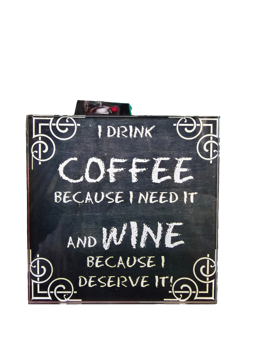 Square Glass Coasters various designs