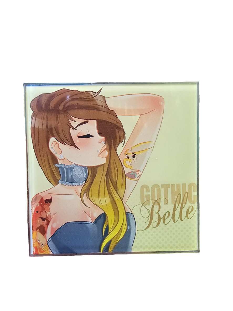 Square Glass Coasters various designs