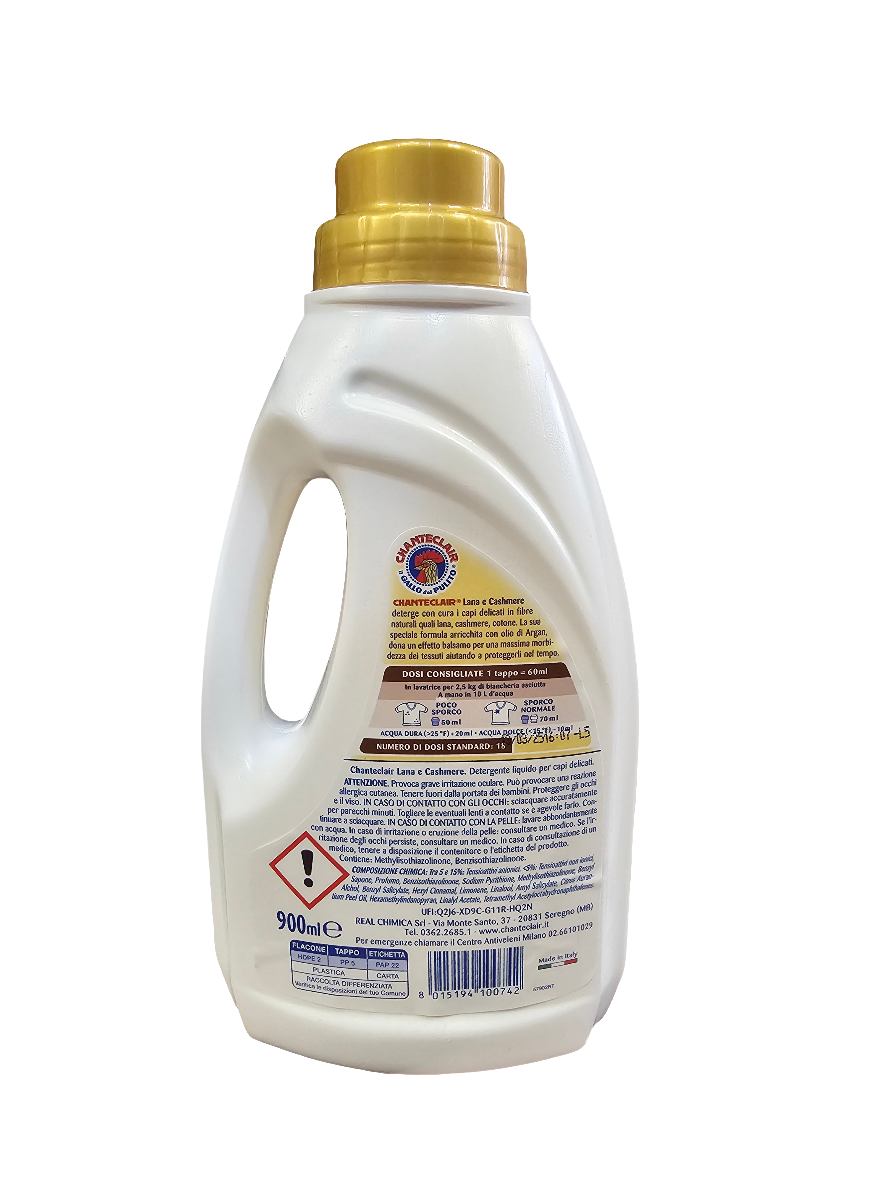 Chanteclair Wool and Cashmere Laundry Detergent 900ml