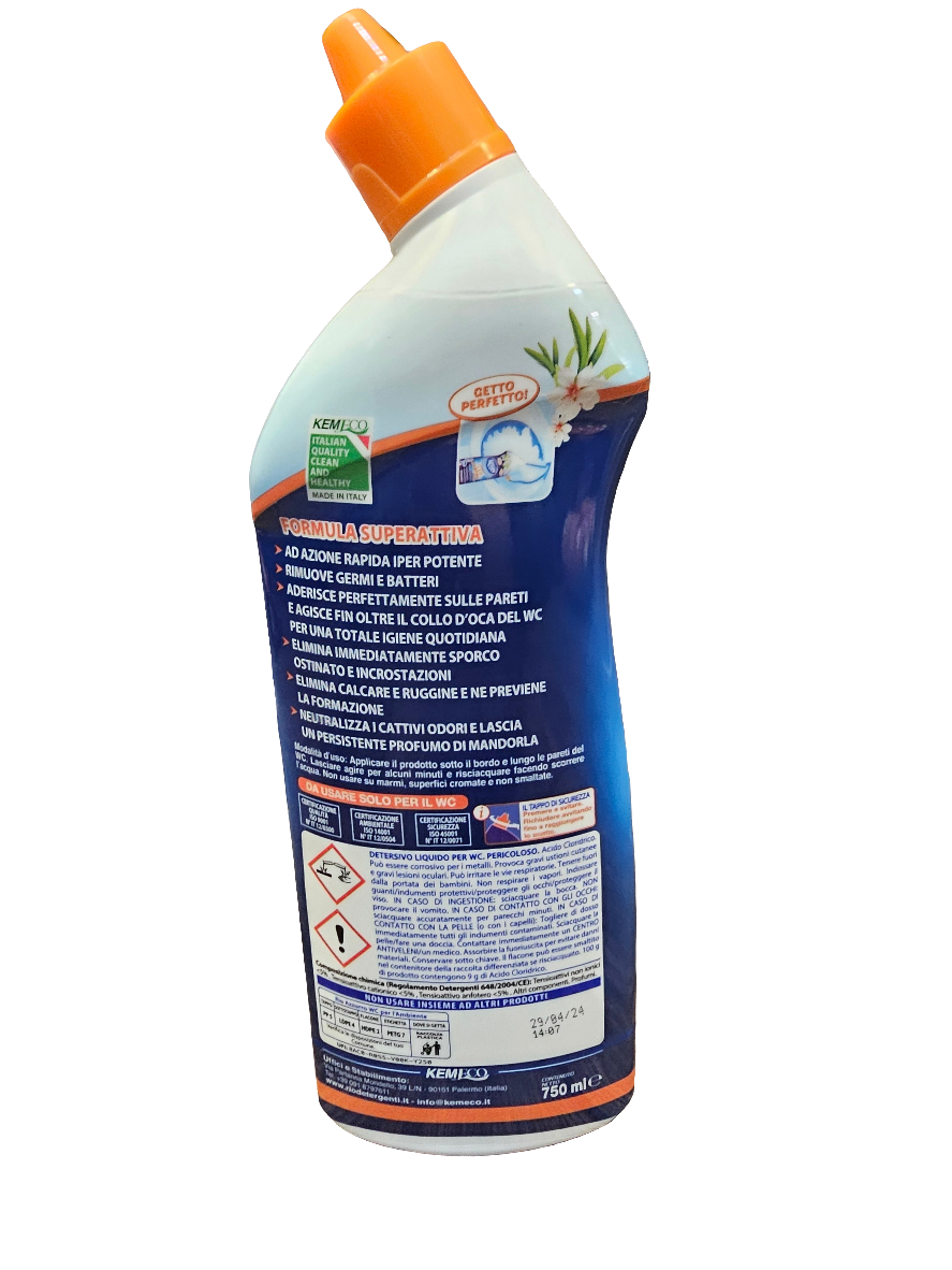 Rio Azzurro WC Disincrostante Gel, a toilet descaler and cleaner 750ml