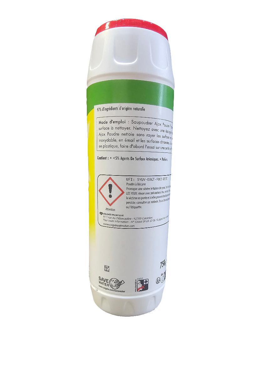 Ajax Lemon Kitchen Scouring Powder