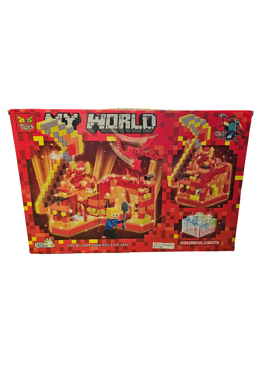 My World City of Light Lava Cave lego set