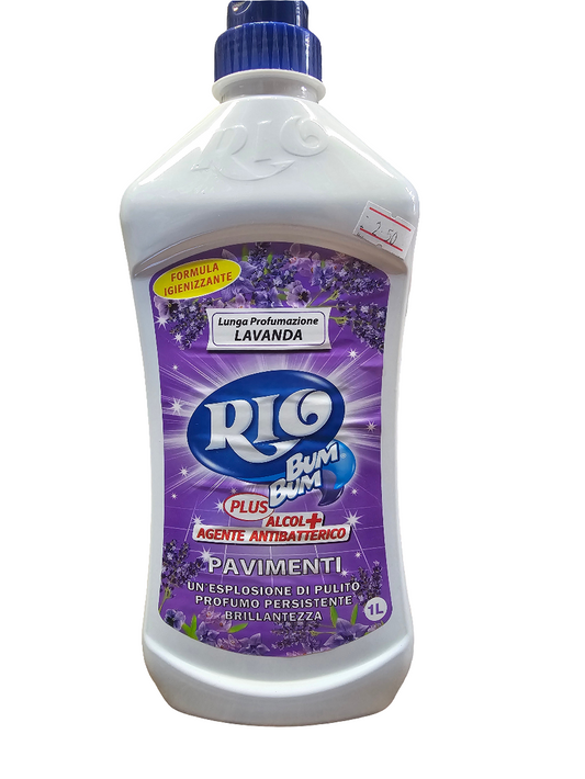 Rio Bum Bum Plus Pavimenti Floor Cleaner in the Lavender scent 1000ml
