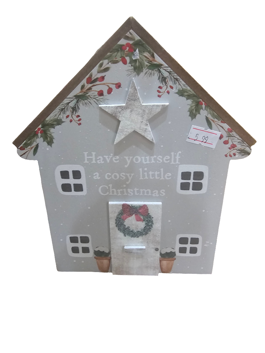 Cosy Christmas Tissue Box House