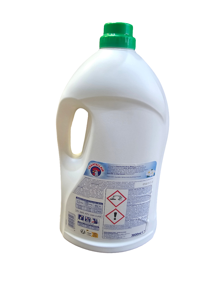 Chanteclair Ultra Détachante Degraissant Musc Blanc liquid laundry detergent 3600ml