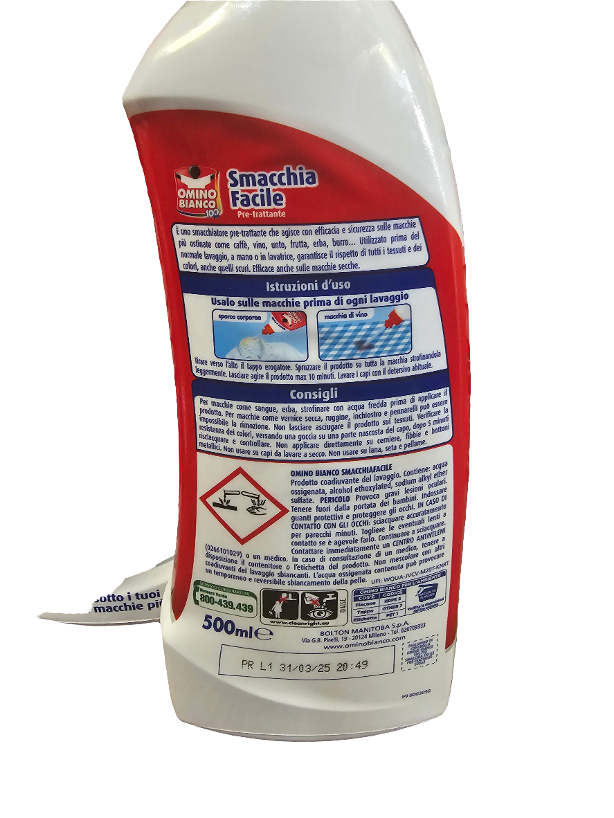 Omino Bianco Pre-treatment Stain Remover 500ml