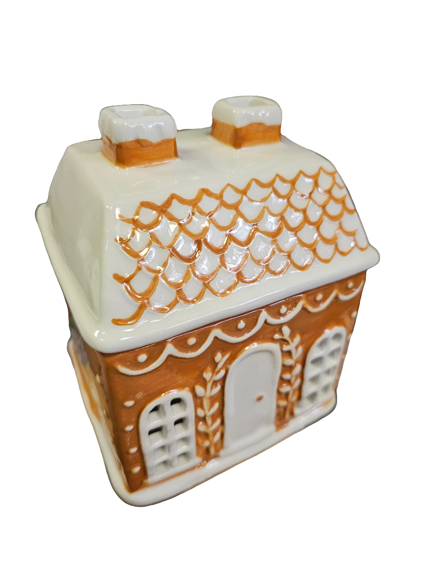 Gingerbread House Ceramic Wax Burner