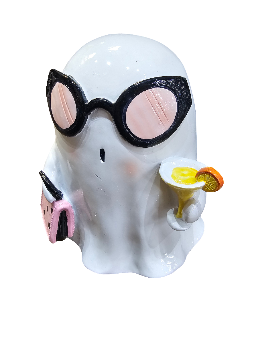 Fashion Ghost Statue, perfect for the spooky season