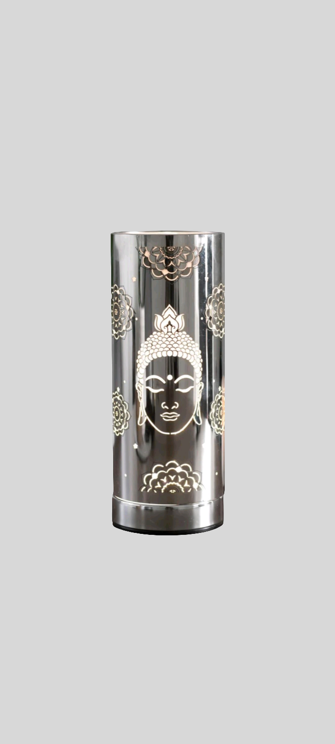 Silver Buddha Mandala Electric Aroma Lamp