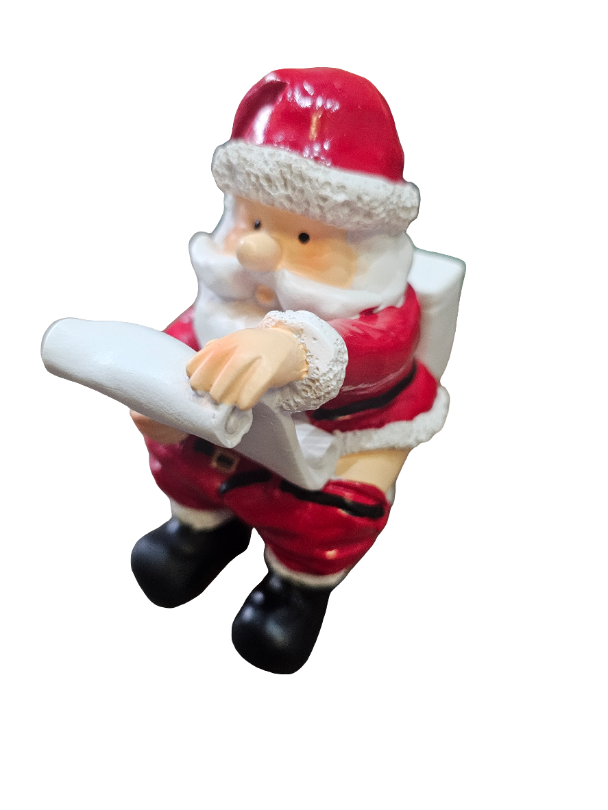 Father Christmas on Loo statue