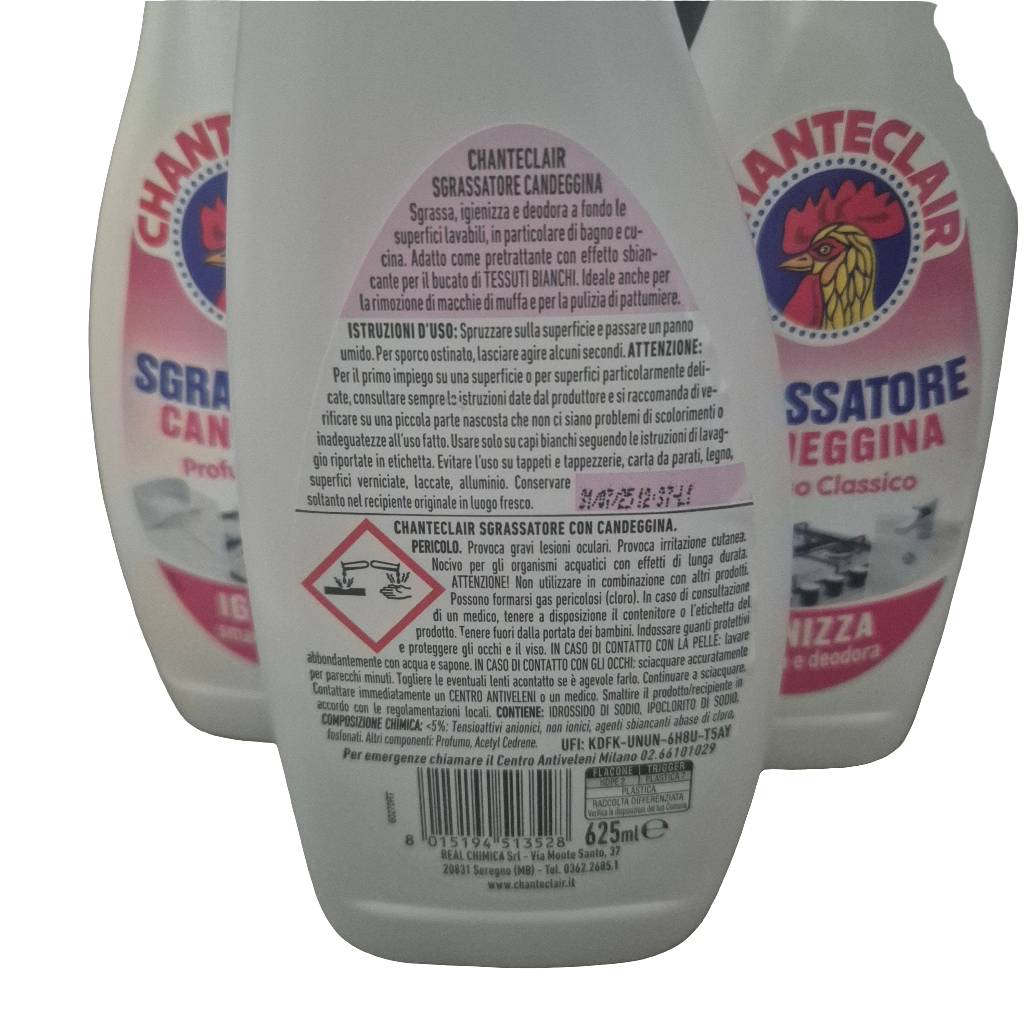 Chanteclair Universal Degreaser with Bleach 625ml